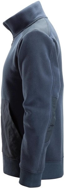 Snickers Cordura bluza zapinana na zamek navy-dark blue navy - Rozmiar XL