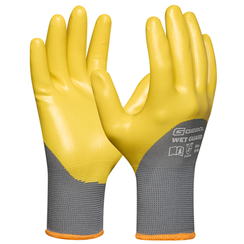 Gebol glove Wet Guard yellow size 8