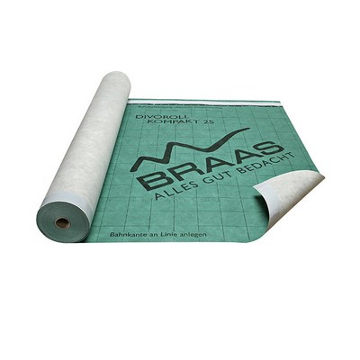 Braas Divoroll Kompakt 2S 50x1.50m NEW UDB-A USB-A w. Podwójna strefa klejenia