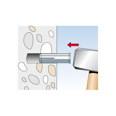 Fischer drive-in anchor EA II M12 GVZ PU=25