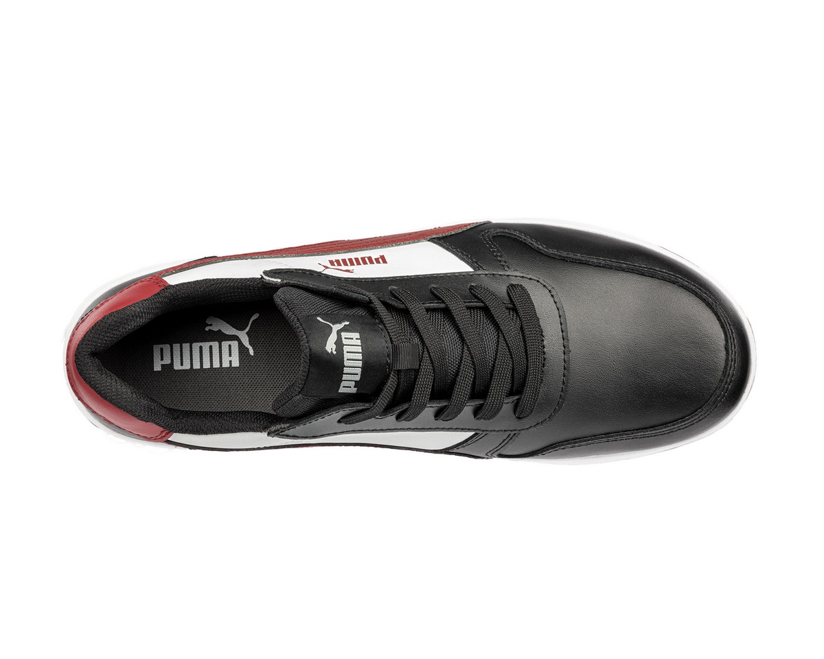 Puma Frontcourt BLK/WHT/RED S3L ESD FO HRO SR Sicherheitsschuh schw/w Gr. 42