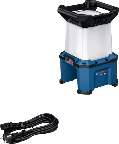 Akumulatorowa lampa budowlana Bosch GLA 18VH-7500 z kablem zasilającym