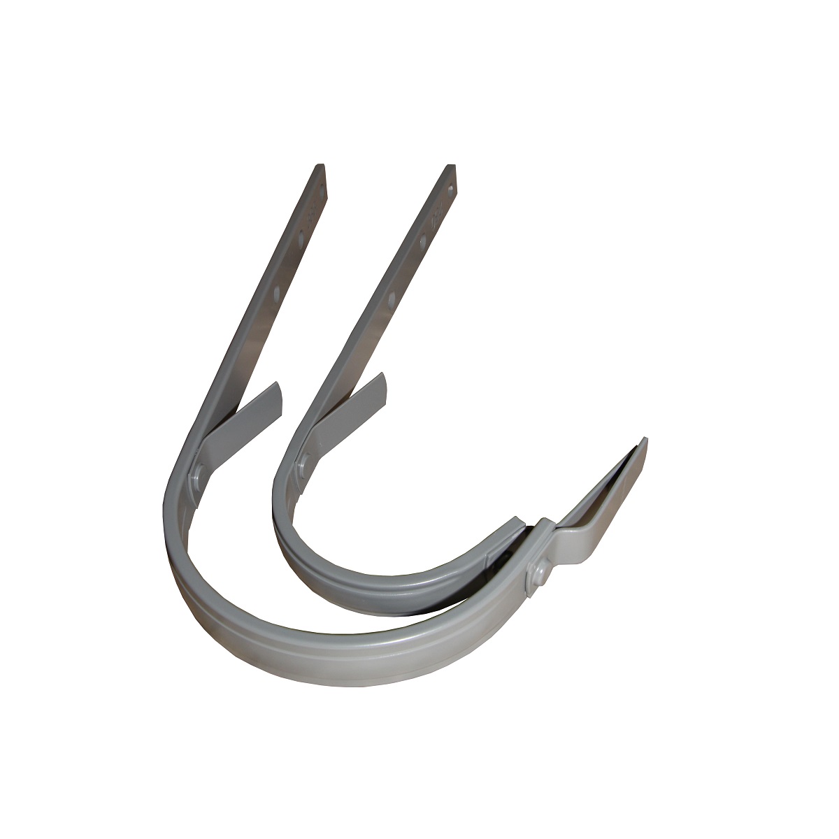 PREFA gutter hook 33 P.10 light grey