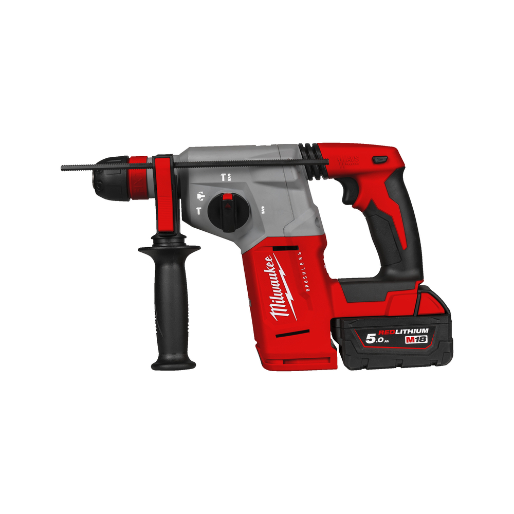 Milwaukee Akku-Kombihammer bürstenloser M18BLHX-502C + Milwaukee Weste