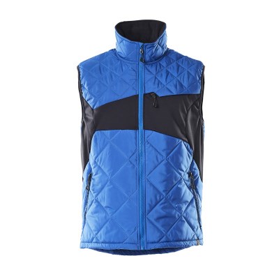 MASCOT® Winterweste mit CLIMASCOT® leicht azurblau/schwarzblau Gr. 2XL