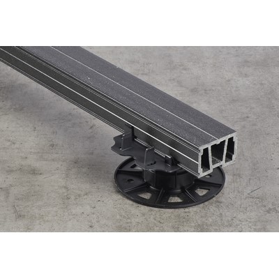 NIF WPC 2.0 base profile anthracite 40x60x4000mm with click function