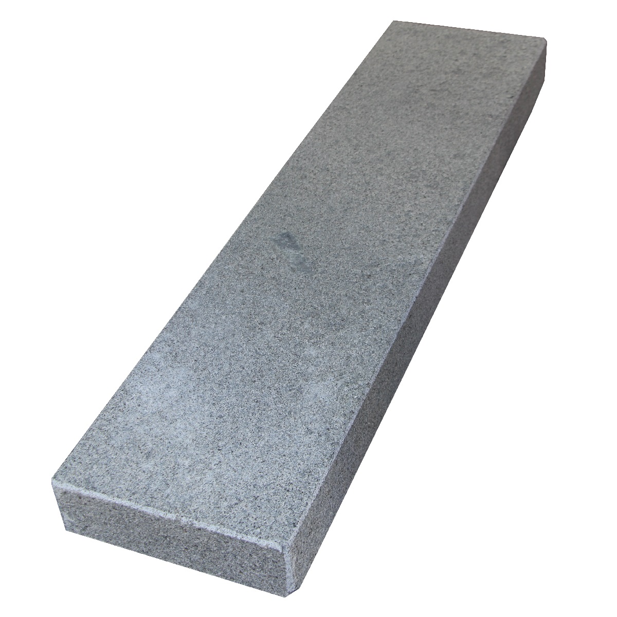 Delta granite kerbstone G654-VN 8x25x100 OF sawn+flamed. bevelled edges