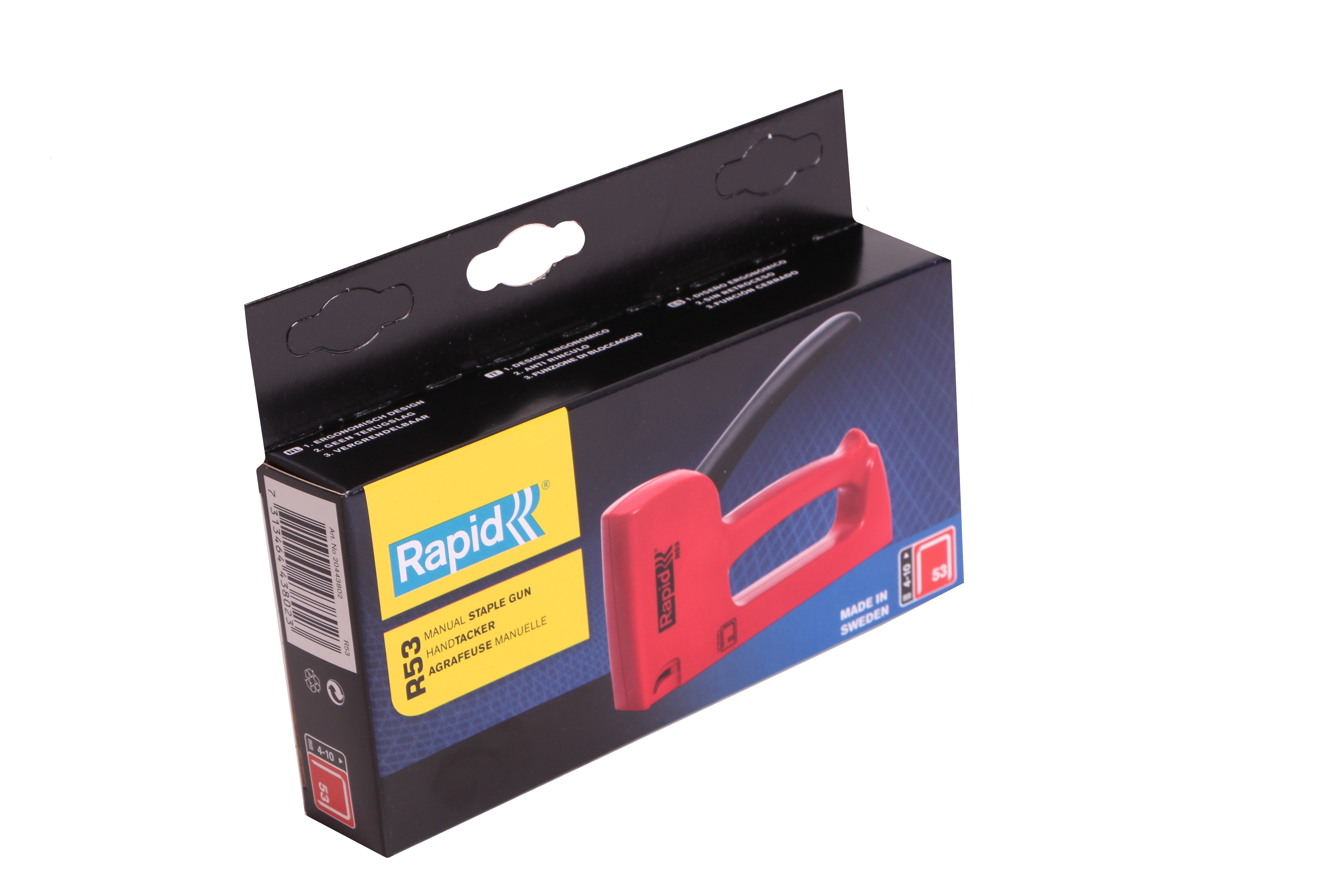 Zszywacz ręczny Rapid 53 Ergonomiczny do zszywek 4-10 mm