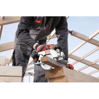 FLEX cordless circular saw with pendulum bonnet CS 62 18.0-EC C without battery and charger