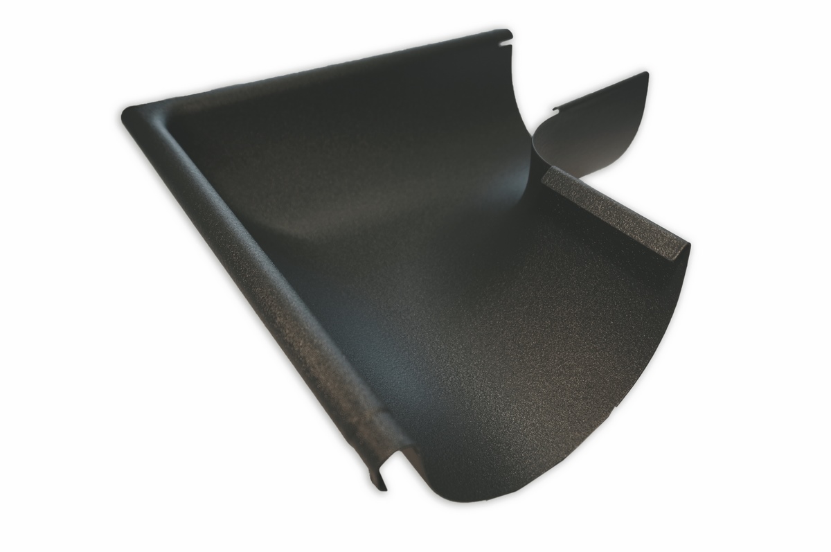 House cladding Aluminium gutter angle 333 External angle 90° Anthracite Pearls