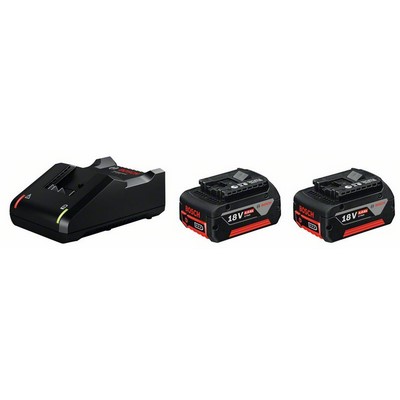 Bosch starter set 2 x GBA 18V 4.0Ah + GAL 18V-40 Professional