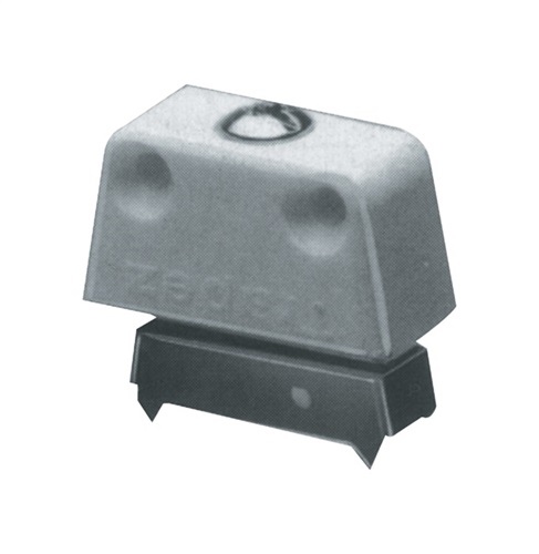 Carcase connector TRAPEZ white w. Bottom part serrated Hettich