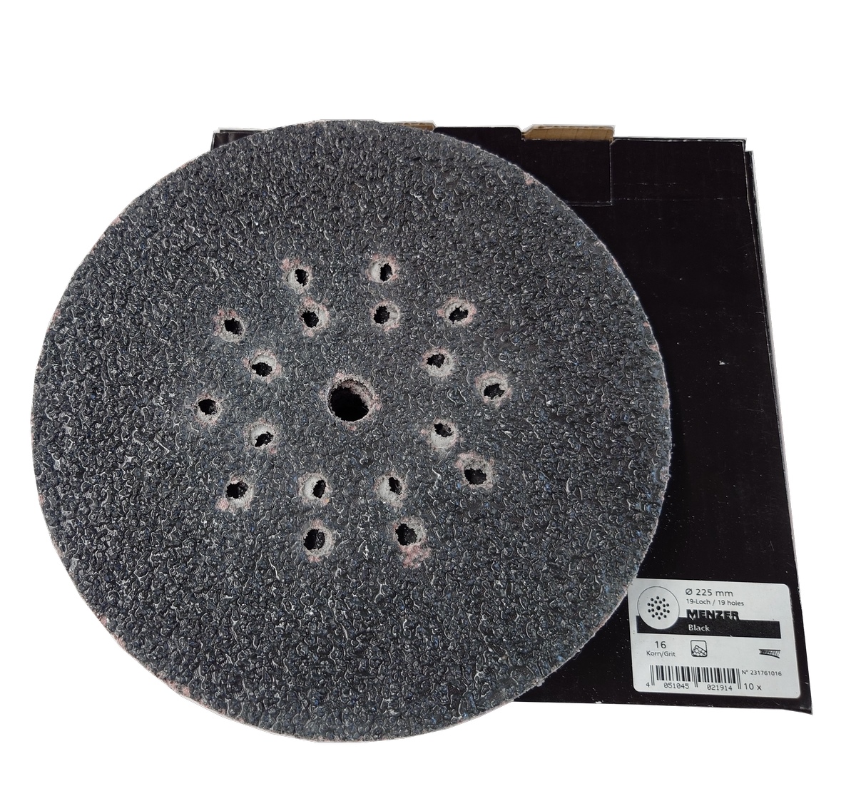 MENZER Velcro sanding disc Ø 225mm 19-L K16 silicon carbide - 231761016
