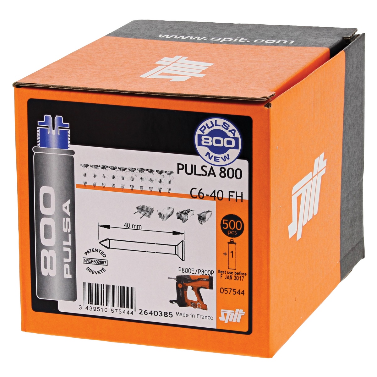 ITW PULSA Nagel 800 C6-40 40mm 500Stk magaziniert