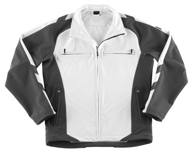 MASCOT® Dresden Softshelljacke weiß/dunkelanthrazit Gr.L