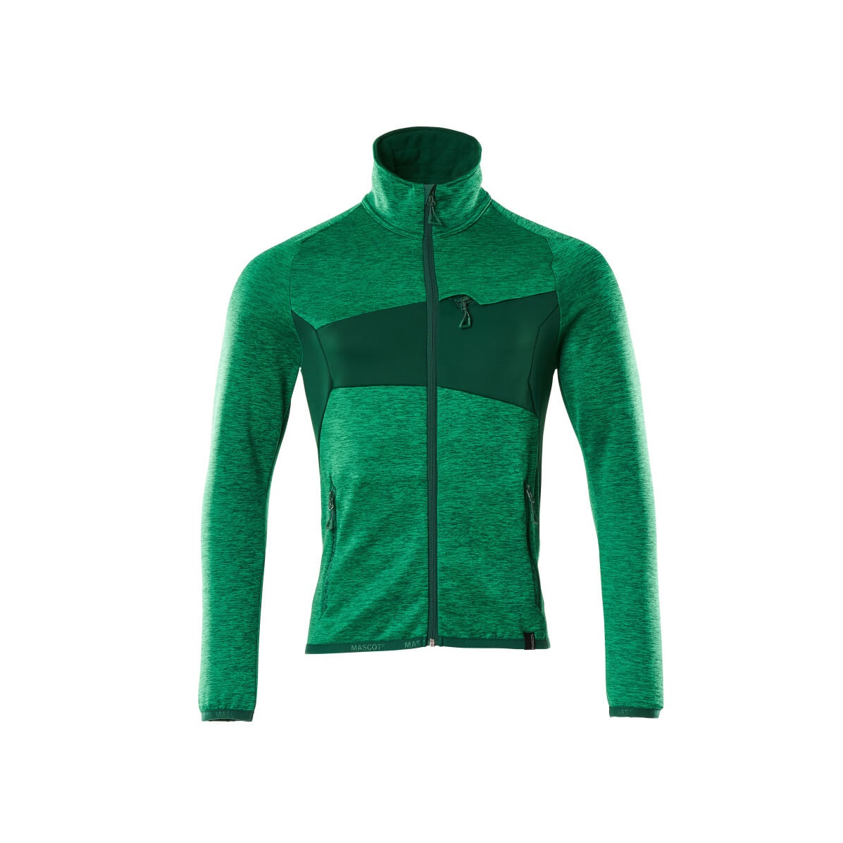 MASCOT® Fleecepullover mit Reißverschlus grasgrün/grün L