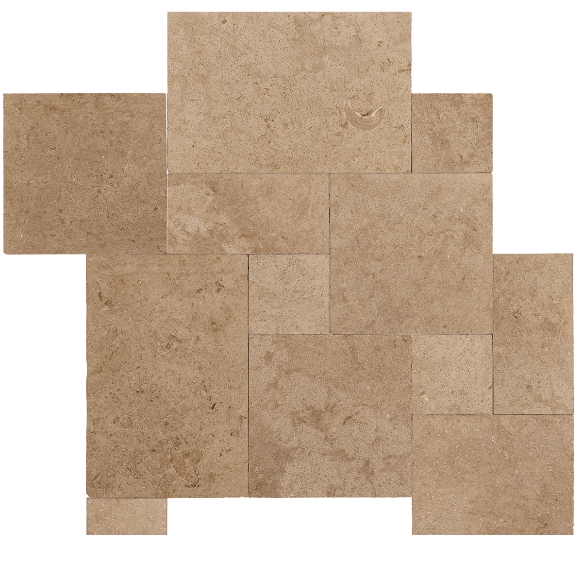 Lagotrade Vanilla Colour-Mix beige mixed terrace slab 60/60/3cm