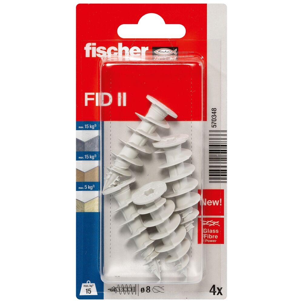 Fischer Dämmstoffdübel FID II K 4 Stück