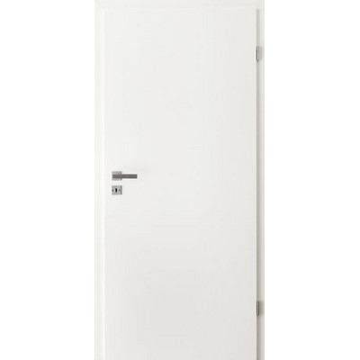 HHZ door leaf white RSP square 2110x860 R vn silver-coloured fittings