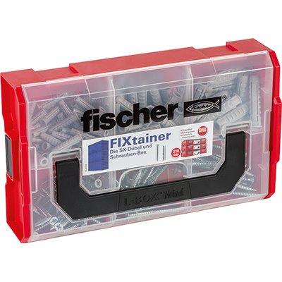 Kołek rozporowy Fischer FIXtainer SX z wkrętami 210 szt.