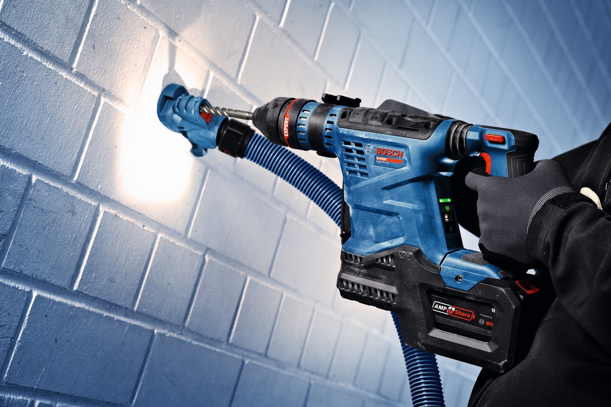 Bosch EXPERT cordless rotary hammer SDS plus EXBH18V-32F in L-BOXX