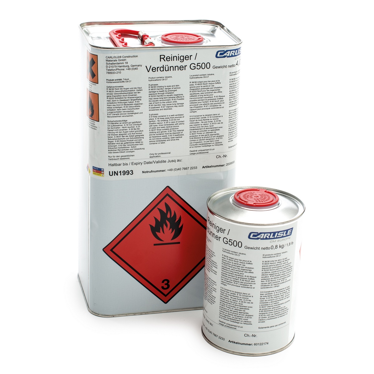 Resitrix G500 Cleaner 0.8 kg tin - 60122174