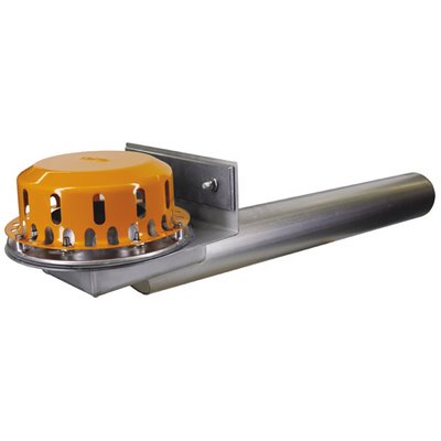 LORO Rainstar Attika emergency drain RB w. Clamping flange f plastic DN100 01373.100X