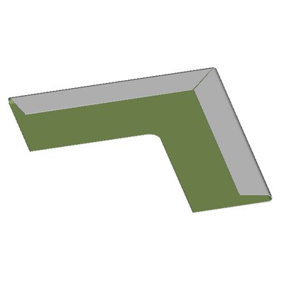 Kimmel JS-14 outside corner for wall bracket MI-22 white similar to RAL 9010