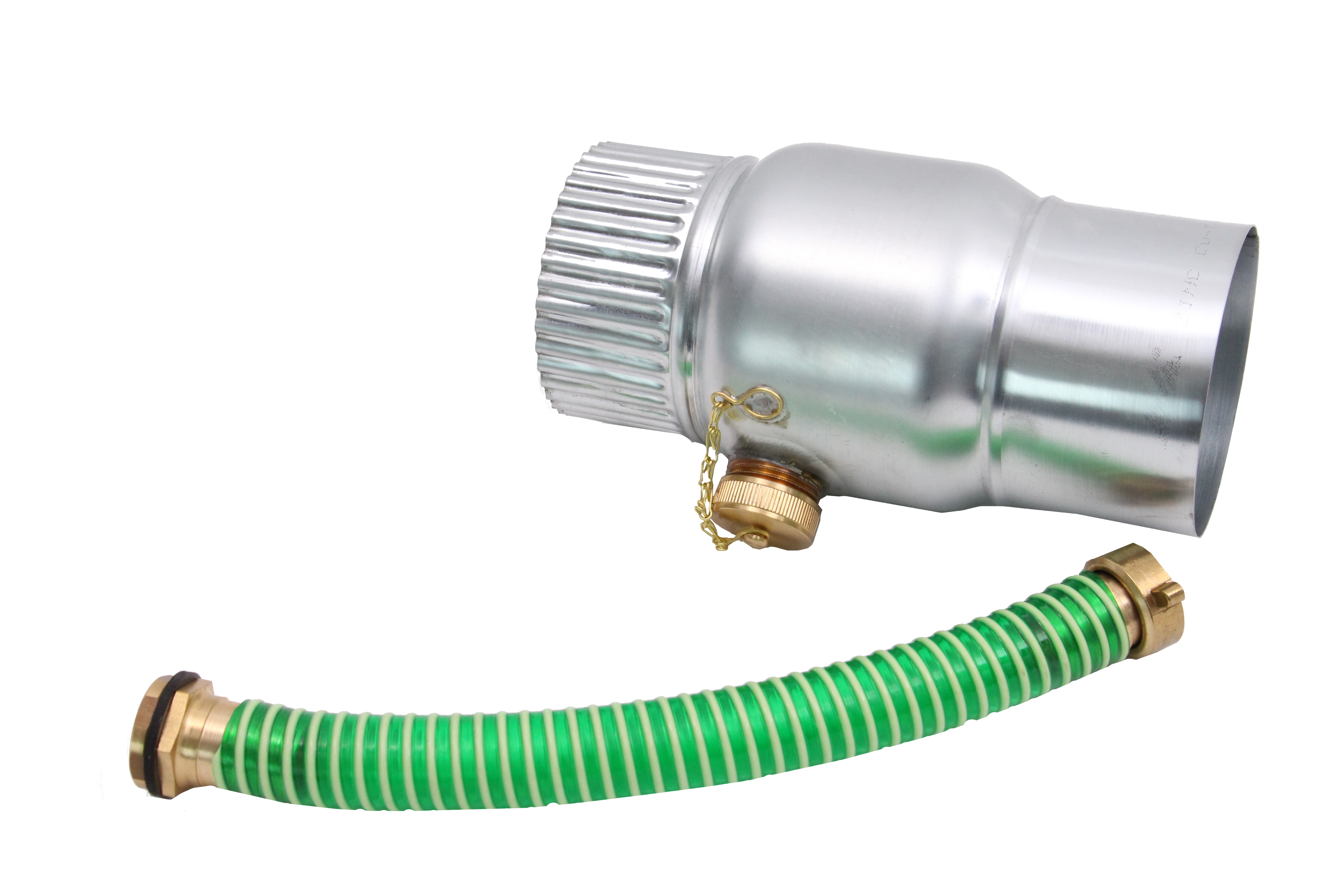 Zink Madema rainwater collector 100mmØ with hose connection