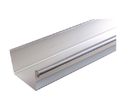 Zinc box gutter 40 0.8mm large bead Length 5.00m