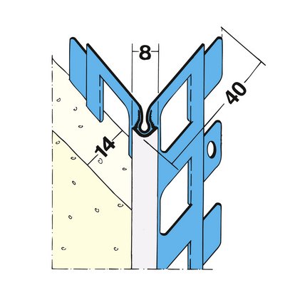 Maisch profil krawędziowy tynk zewnętrzny 14mm 3.0m 01013 300.0 10