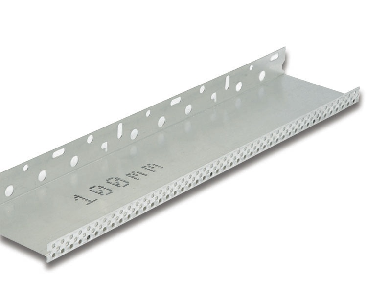 Knauf Plinth end profile aluminium 100mm 2.50m each - 10 pieces bundle