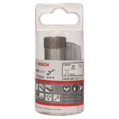 Bosch diamond dry drill Dry Speed Best Ceramic 20x35mm