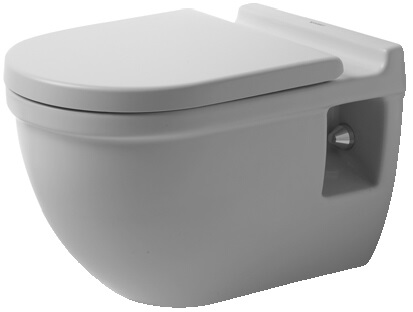 Duravit WC wiszące STARCK 3 360x545mm. Spłukiwanie biały
