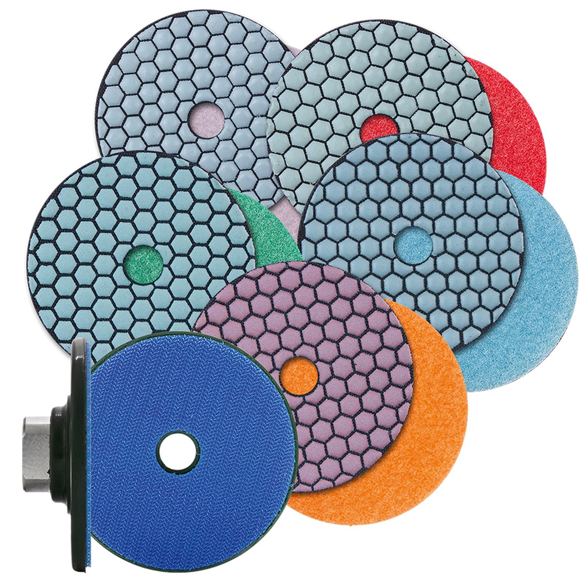 Diewe polishing discs Adhesive disc M14 diameter 100 mm