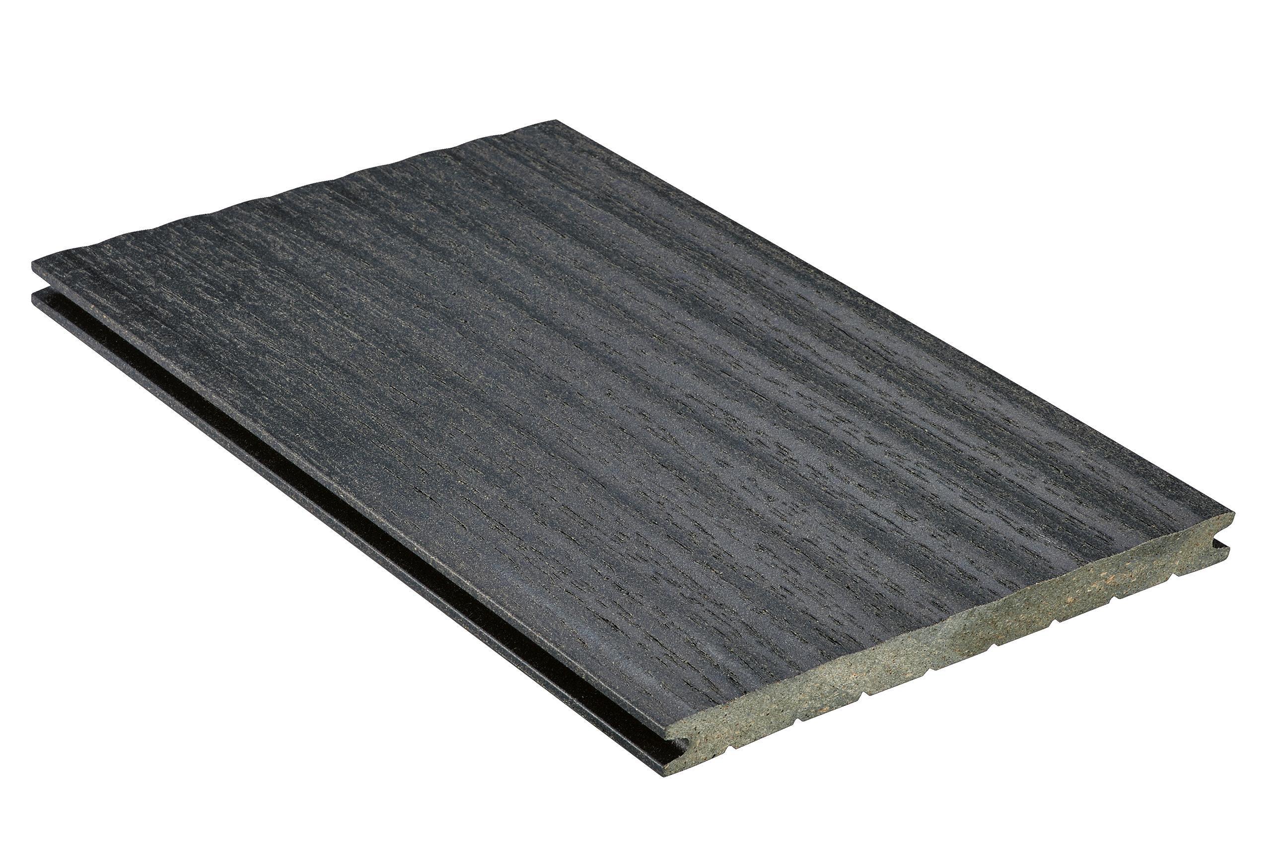 NIF WPC-Diele Rationelle select Massiv 21x244x4000 lavagrau