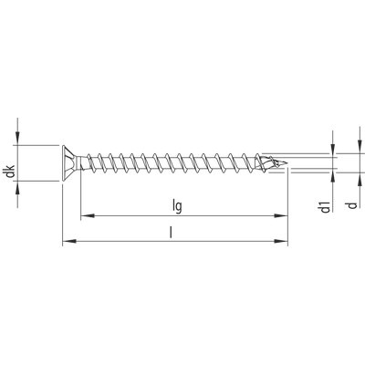HECO-UNIX-top 6x150mm VG Stahl gehärtet SeKo m. Frästaschen T-Drive vz blau A2K