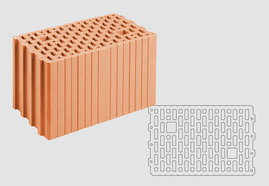 HÖH Hlz toothed brick 0.8/8 497x115x238 8 DF - 43027