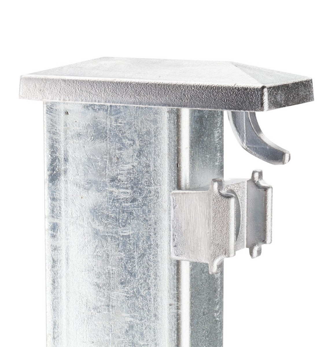 AOS fence post XAA-2200 hot-dip galvanised for fence height 1630mm length 2200mm