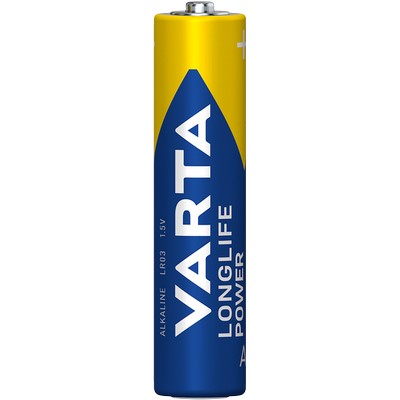 VARTA Batterie Longlife Power AAA Alkali 4er Blister (DE)