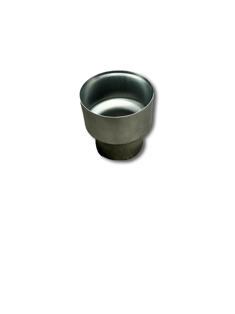 Stainless steel base plate 60 x 30mm with nut M10 straight