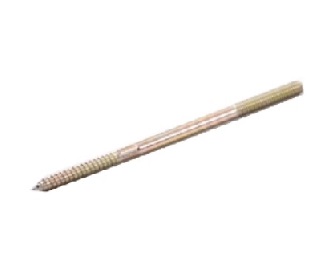 LEH CU Stockschrauben gelb passiviert M10x300mm