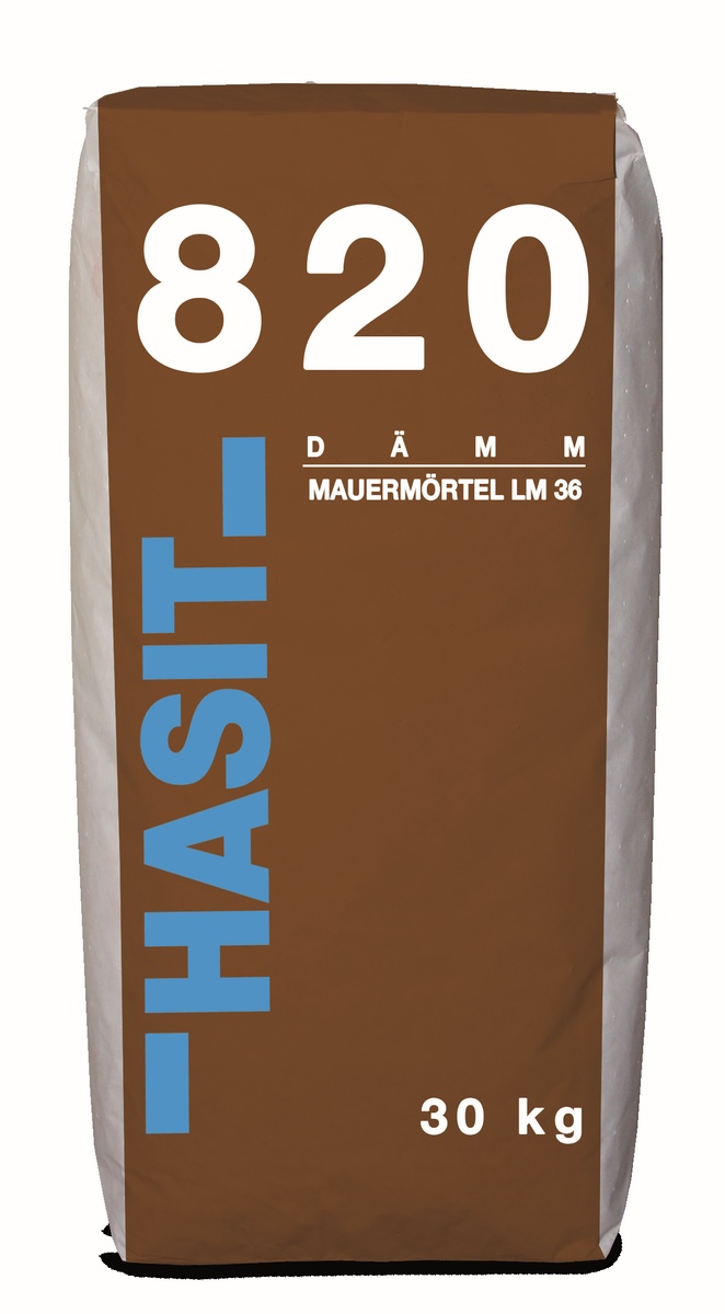 Hasit 820 Zaprawa murarska do izolacji termicznej LM 36 0-4mm (ok. 31l)