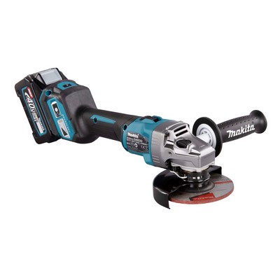 Akumulatorowa szlifierka kątowa Makita 40V 125mm 2 akumulatory + ładowarka w MAKPAC