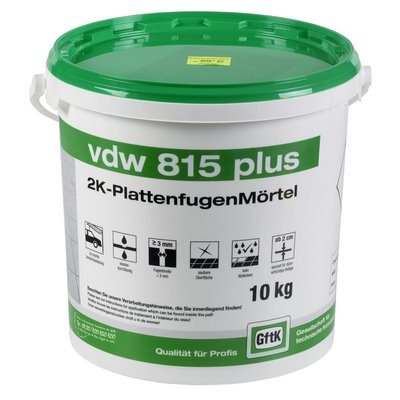 Gftk VDW 815 plus 2C fuga kamienna szara 10kg do płytek ceramicznych