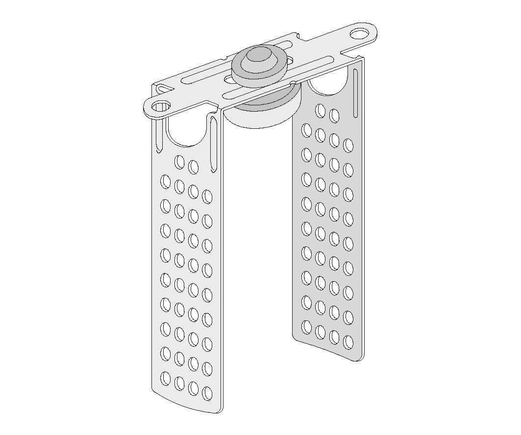 Knauf direct vibration hanger for CD 60/27 200mm 100 pieces per package