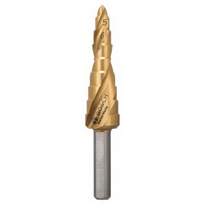 Bosch HSS-Stufenbohrer TiN Sechskantschaft 1/4" 4-20x70.5mm