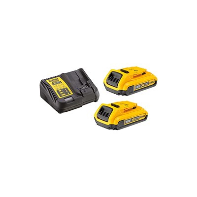 Zestaw startowy akumulatorów SBD 18.0V/2.0Ah 2 sztuki z DCB 115 - DCB115D2-QW