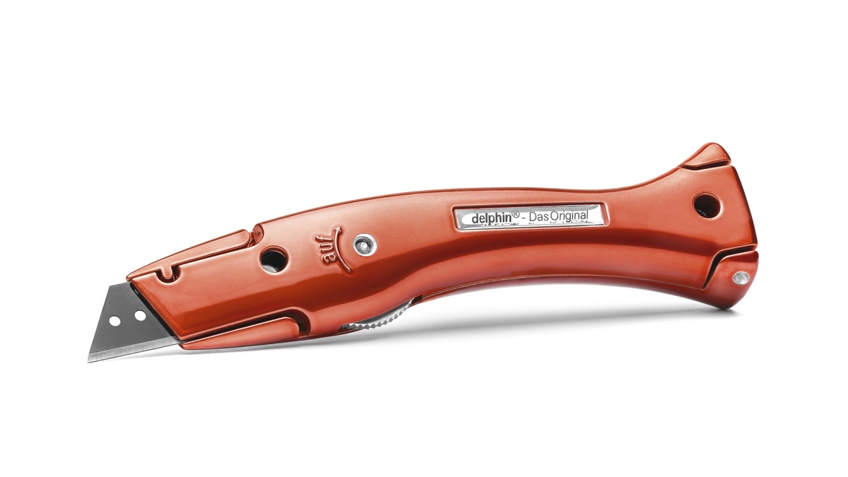 Delphin®-03 Style Edition Candy Red Universal knife incl. plastic sheath