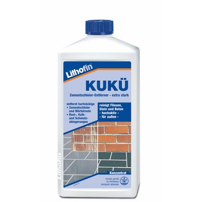 Lithofin Kukü Środek do usuwania plam z cementu 1l Środek do usuwania plam i czyszczenia kamienia